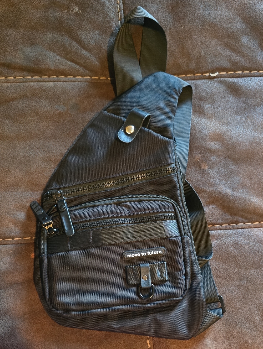 Black Crossbody Sling Bag